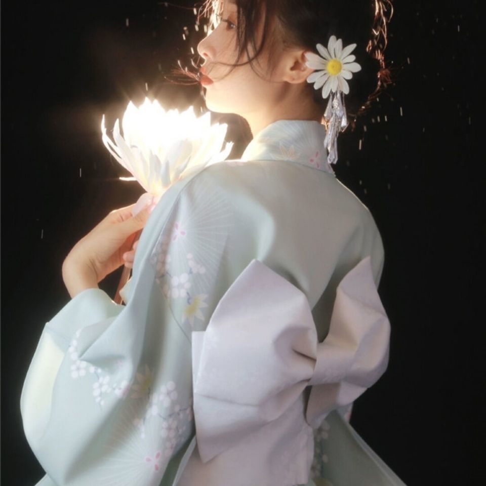 璨玥神明少女和服女正装传统和服学生日式写真裙文艺复古主题拍照服装