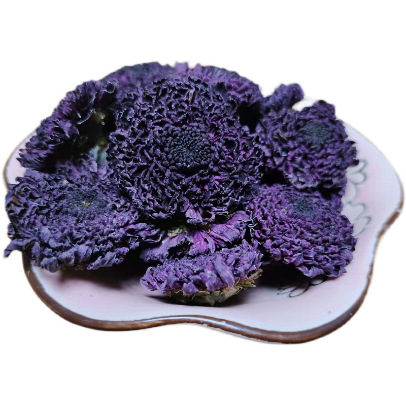 新疆野生昆仑山紫菊花茶养生茶雪菊胎菊100g天山菊花茶【图片 价格
