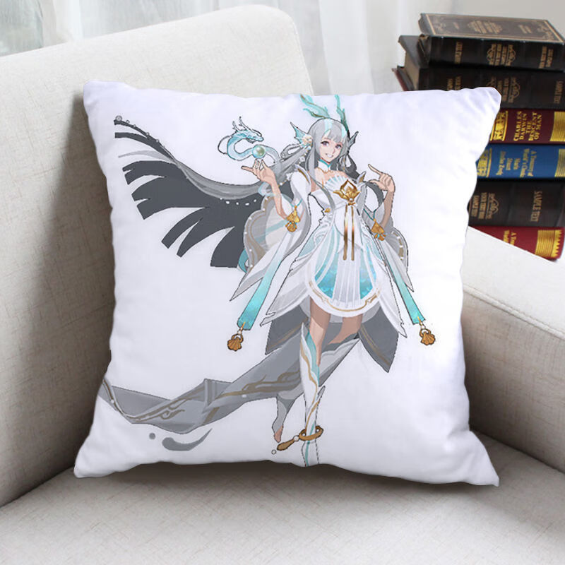 花仟陌王者荣耀西施fmvp游龙清影皮肤抱枕周边靠垫枕头礼物定制生日