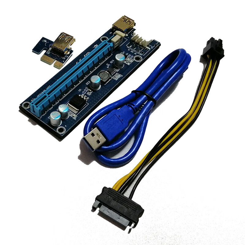 笔记本台式机m2转pcie电源启动器ngff无线网卡显卡延长线usb转pci