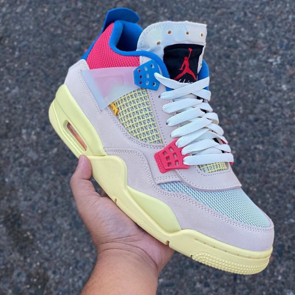 官方aj4纯原高品质春夏新款乔4热熔岩日常运动百搭男女鞋鸳鸯 aj4热