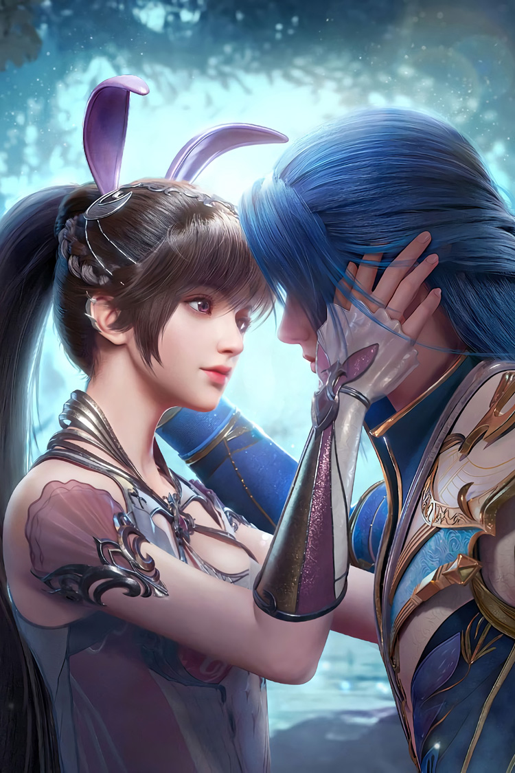 斗罗大陆海报壁纸挂画壁画墙纸定制唐三小舞朱竹清宁荣荣动漫周边 05