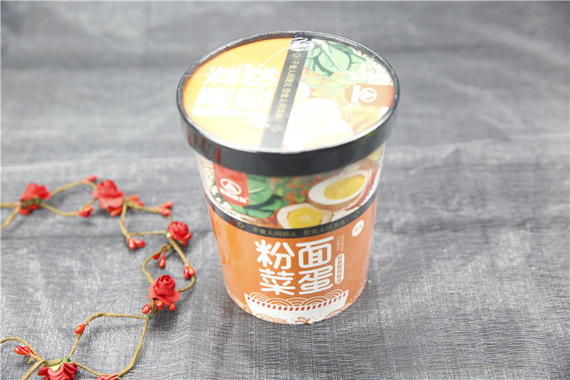 豫道粉面菜蛋 豫道粉面菜蛋四种口味校园速食卤蛋方便面桶装 酸辣味12