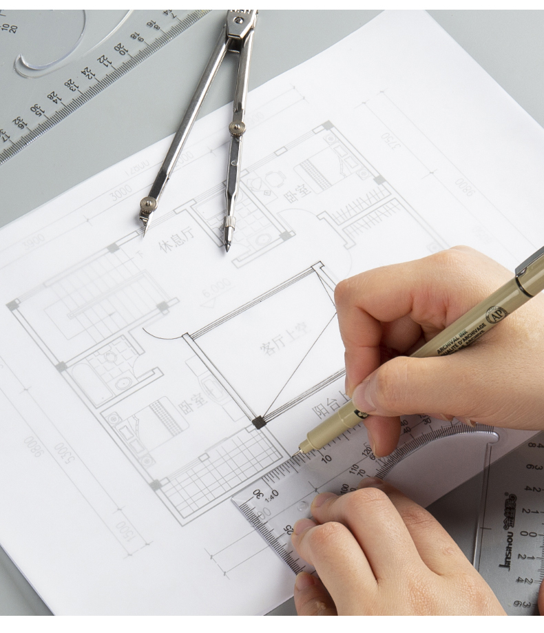 乐学文化(lexue culture)描图硫酸纸a4透明纸临摹纸拷贝纸练字专用