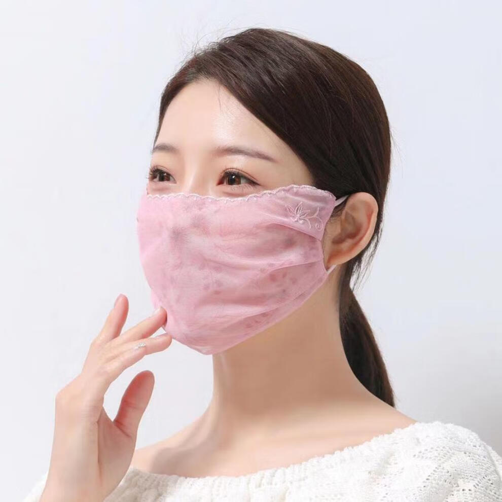 xpmr新品护眼角防晒口罩夏季口罩女薄款防晒透气护眼角夏天防加大网纱
