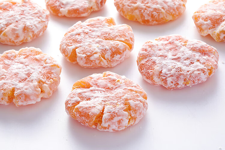 山妞红桔饼老式手工糖橘饼潮汕潮州特产柑饼零食糕点馅料500g【图片