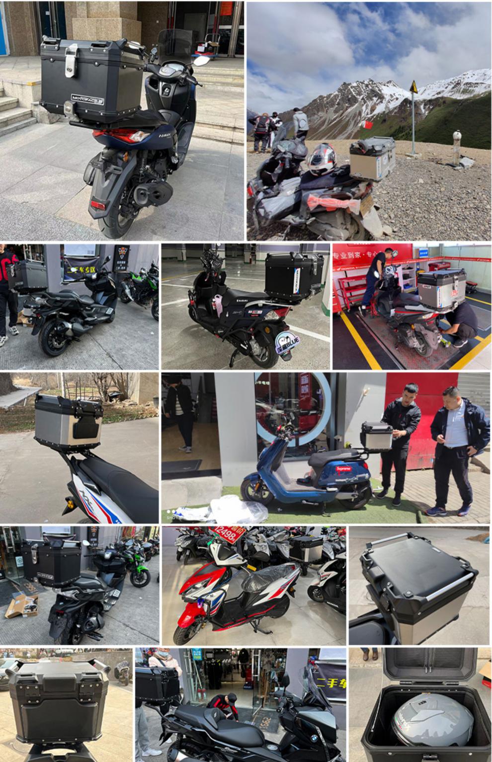 本田pcx160摩托车尾箱铝合金裂行nx125通用150adv电动车后备f100款50