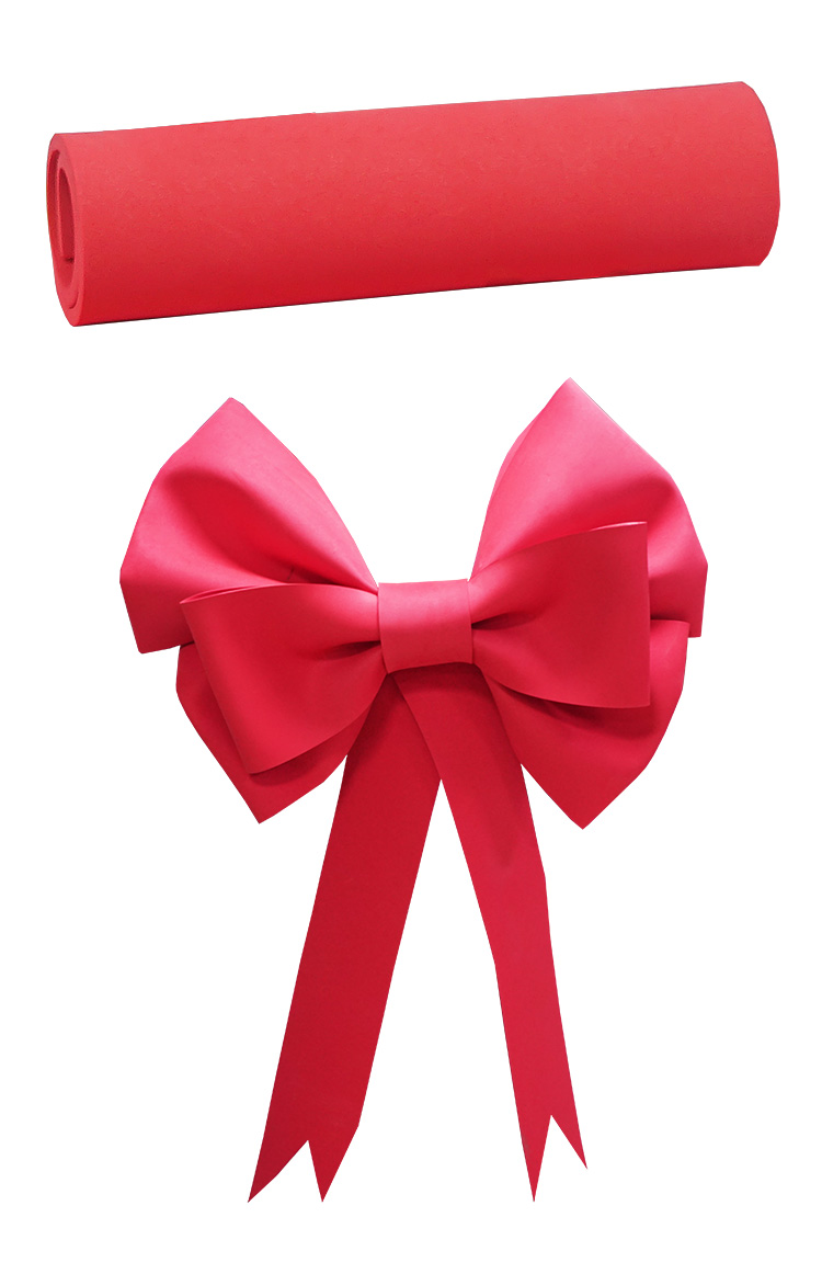 彩色eva泡棉材料网红ins海绵纸蝴蝶结手工cos道具婚礼装饰diy片材1米2