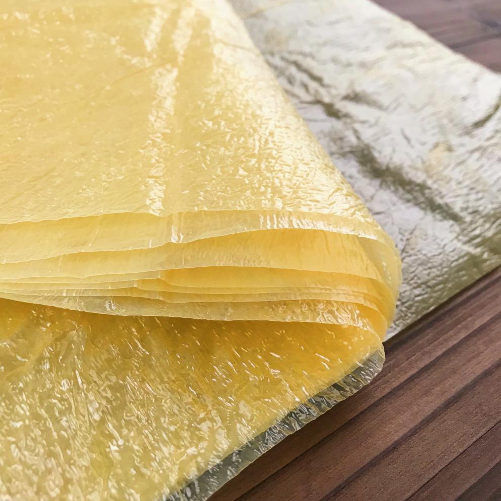 薄纯长方形头层豆腐皮豆皮干货腐竹皮包肉馅潮汕腐膜500gaa