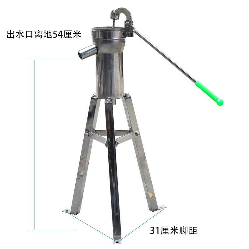 tlxt-摇水泵老式压水井家用手动手摇抽水泵井水手压不锈钢井头打水器