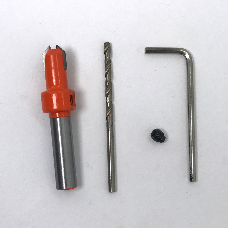 沉孔钻沉头钻沙拉钻打孔自攻螺丝锥型钻木工螺丝安装阶梯钻开孔器288