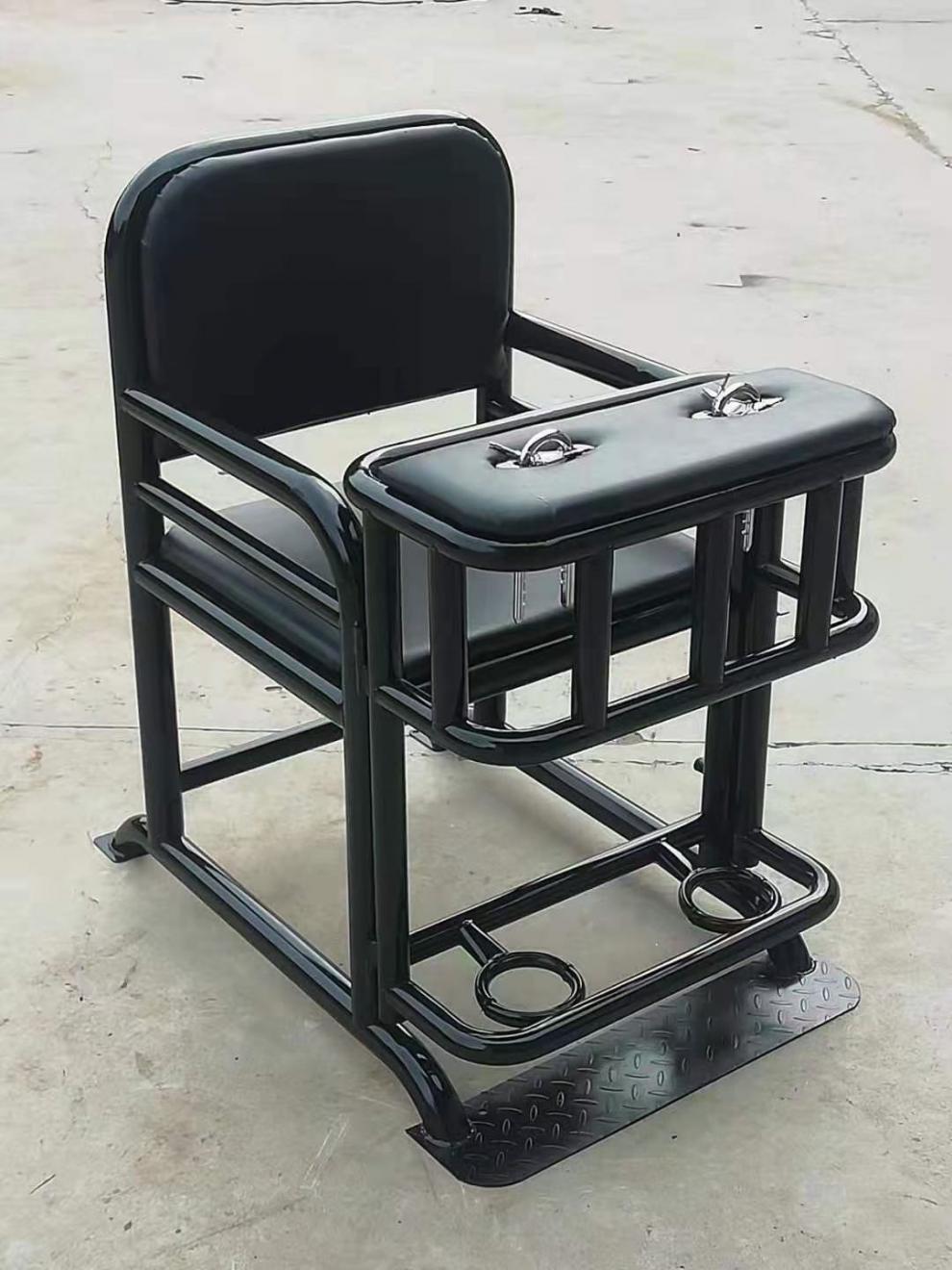 德四方谈话室约束椅防撞讯问室询问椅铁质椅子不锈钢审问椅醒酒椅厂家