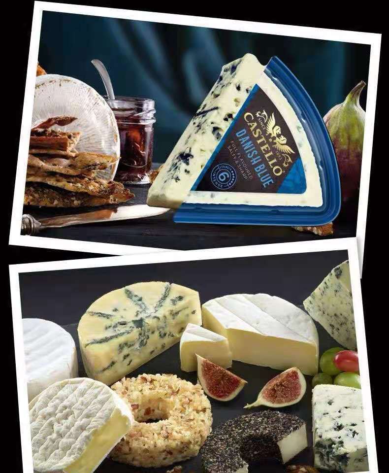 蓝波芝士臭奶酪 高根佐拉芝士 blue cheese 丹麦进口蓝纹奶酪100g