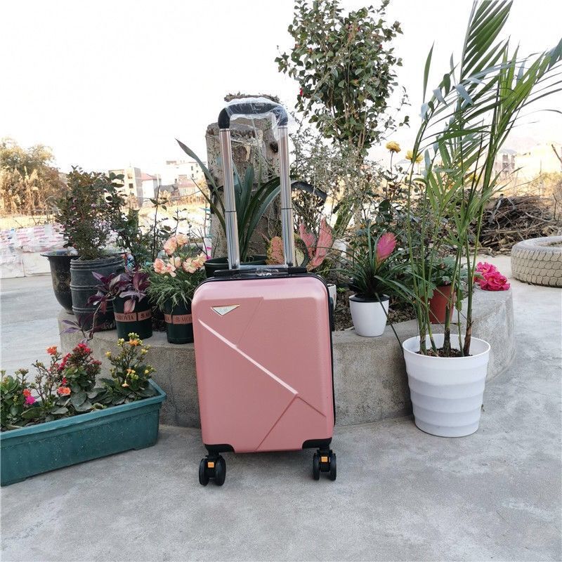 英寸小型旅行李箱拉杆箱女韩版男玫瑰金20304013寸两节拉杆可拆卸轮子