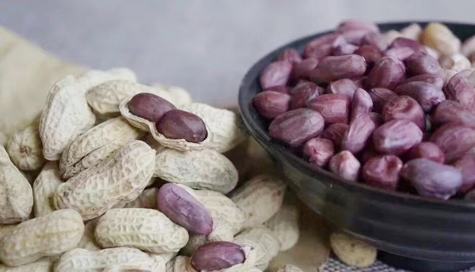 5折福建紫皮花生闽西龙岩连城水煮白晒花生香酥脆烘烤紫衣花生 1斤装