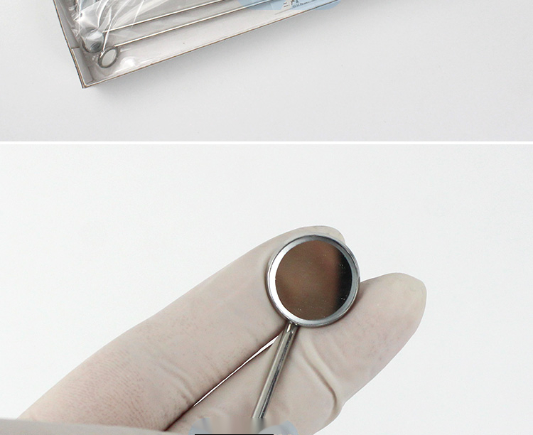 咽喉镜不锈钢间接喉镜牙科工具口腔检查镜灯泡镜片内窥镜 h33150 咽