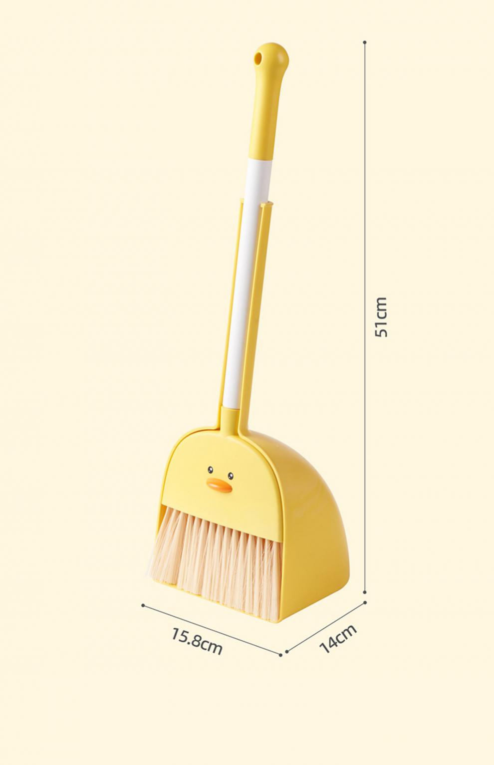 朴厨儿童小扫把簸箕套装儿童扫把簸箕套装宝宝专用小扫把拖把三件套