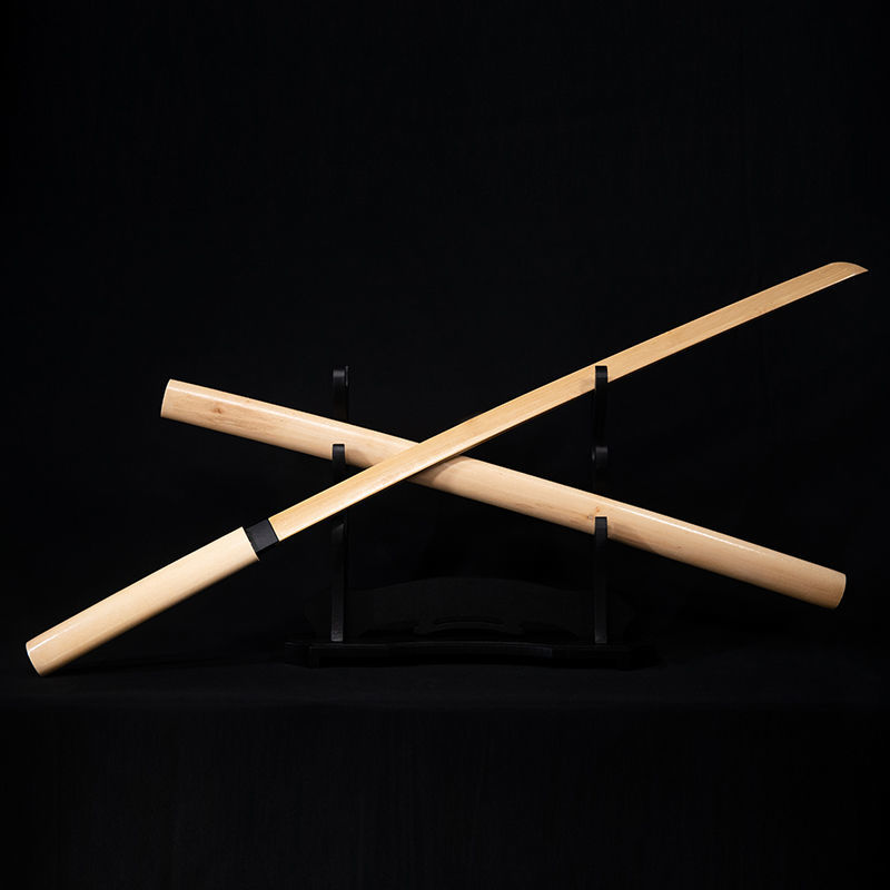 木质绣春刀居合木刀带鞘武士刃剑道练习日本拔刀剑玩具收刀武术训练