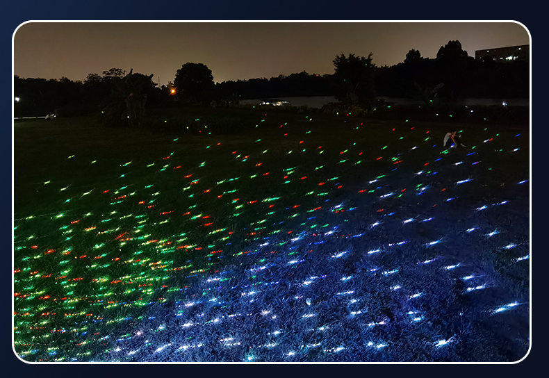 灯萤火虫闪耀户外景区公园防水投影灯景观亮化星光灯射树叶满天星光