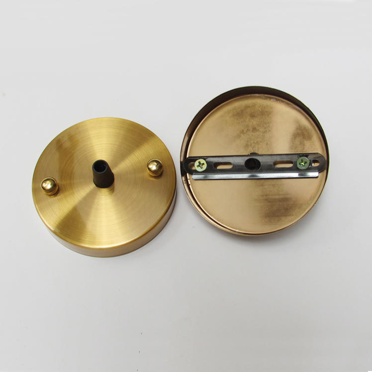 银巡定制diy灯具灯饰配件一字长条长方形圆形吸顶盘底座吊灯吸盘灯座