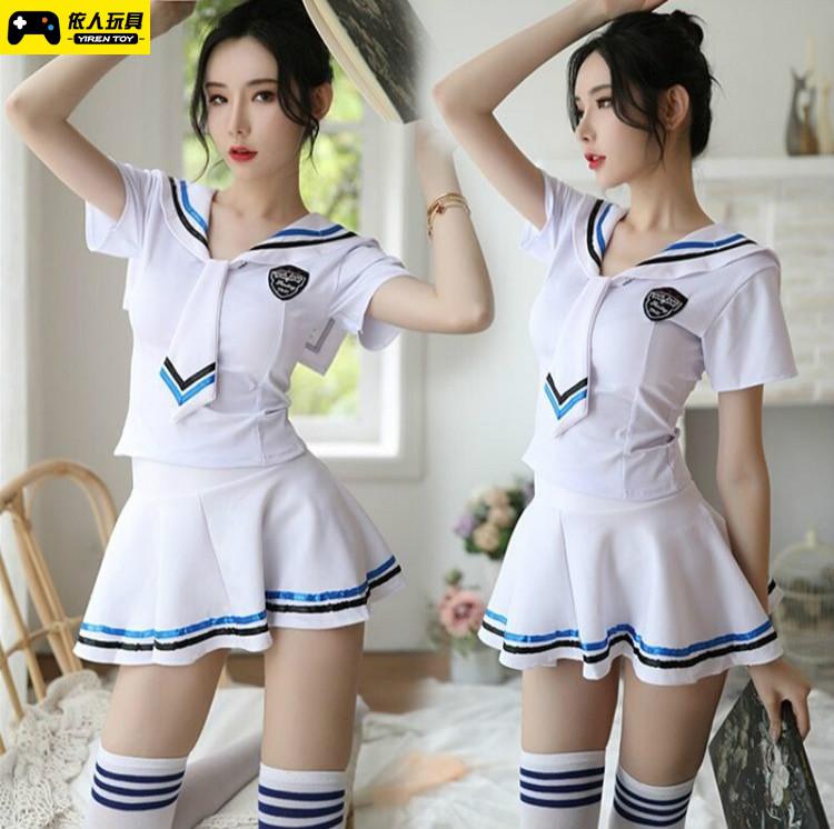 今晚不睡觉情趣盲盒套装女诱惑日系可爱学生制服性感水手服大码兔女