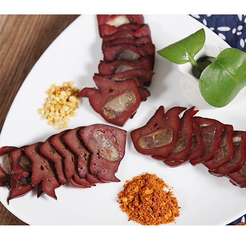 东莞金银润古蜀味道烟熏猪肝腊肉腊味熟食特色美食小吃下酒菜年货金银