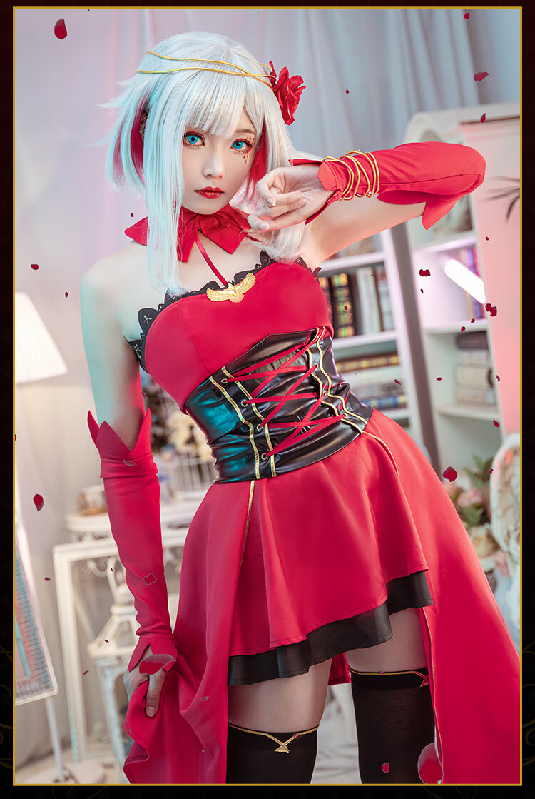 宿命回响命运节拍costaktopdestinycosplay动漫制服女假发xs