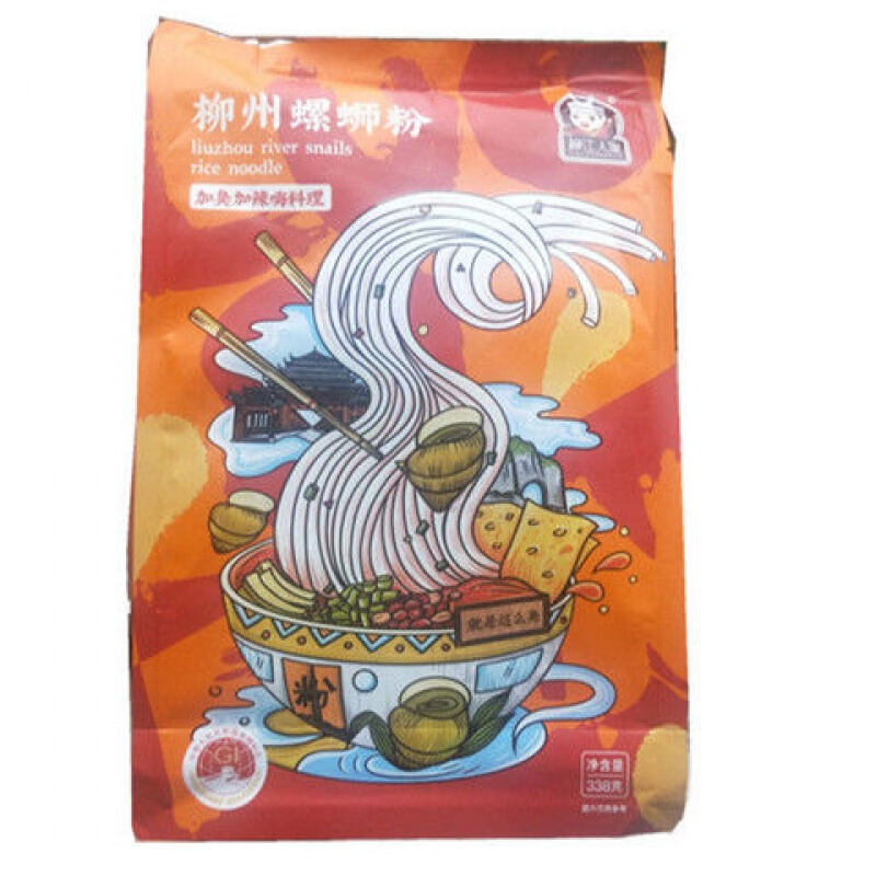 柳江人家螺蛳粉广西柳州特产腐竹螺蛳粉袋装方便速食麻辣螺丝粉螺蛳粉