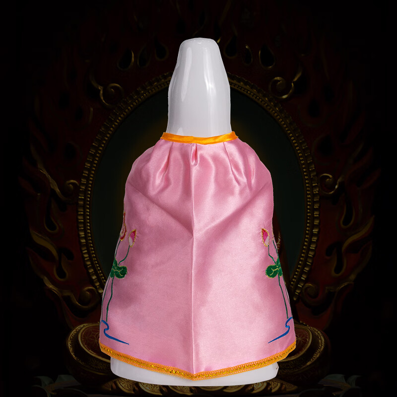 观音菩萨衣服神明披风佛像佛袍佛像佛袍斗篷小款莲花刺绣花佛堂家用轻