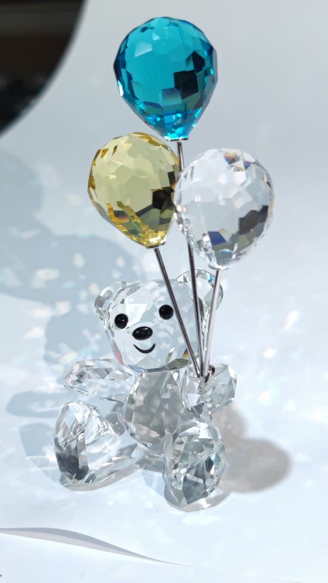 春节促销60施华洛世奇气球小熊女车摆件汽车挂件水晶车载车内新款