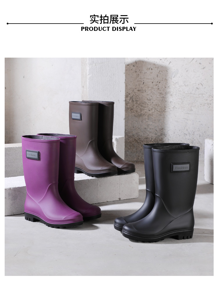 进冻库保暖雨靴洗车工套鞋出海水鞋女水桶鞋防水水鞋冬天保暖加绒加厚