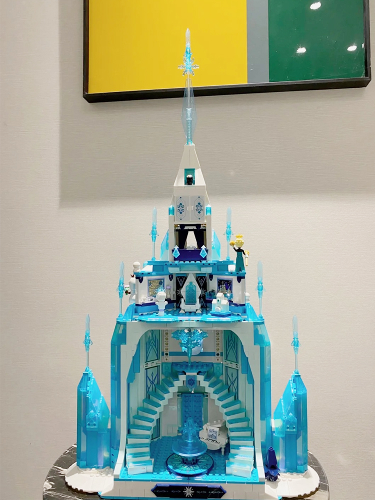 乐高(lego)迪士尼系列冰雪奇缘城堡艾莎公主女孩积木玩具爱莎8至