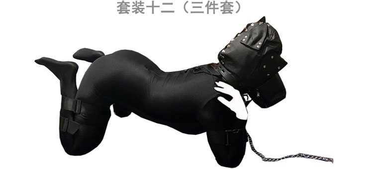 性趣情内衣女极度诱惑跪趴sm女用狗奴道具套装狗奴另类男奴皮带捆绑