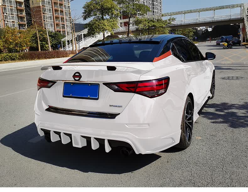 适用于2022款新轩逸尾翼14代轩逸改装1921款运动款压改装外观件后定风