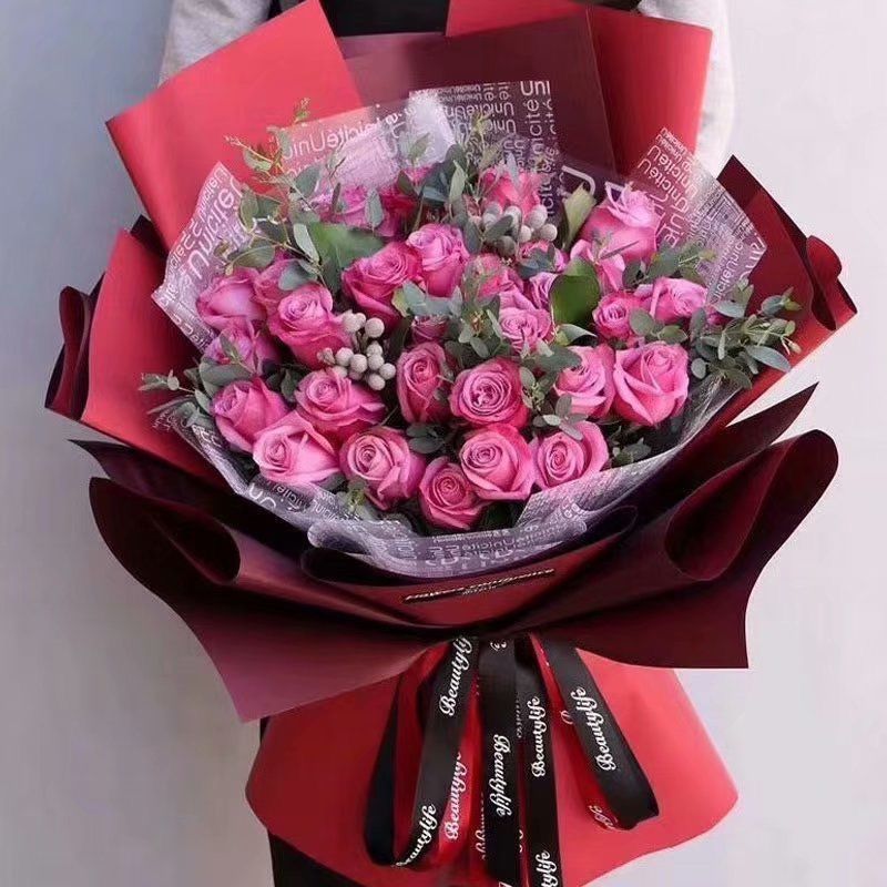 英文字母带绸带花束绑带花艺包装材料蛋糕盒绑蝴蝶结彩带装饰丝带黑色