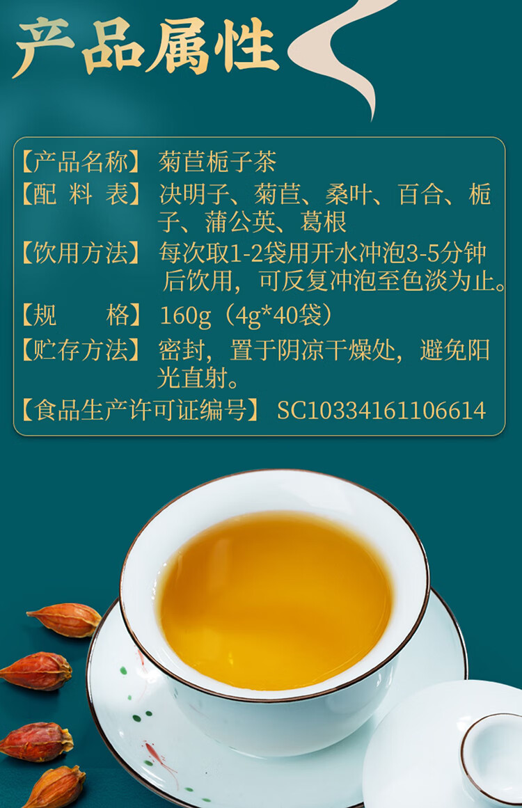 南京同仁堂菊苣栀子茶降蒲公英茶酸高茶非尿酸茶养生茶 图片 价格