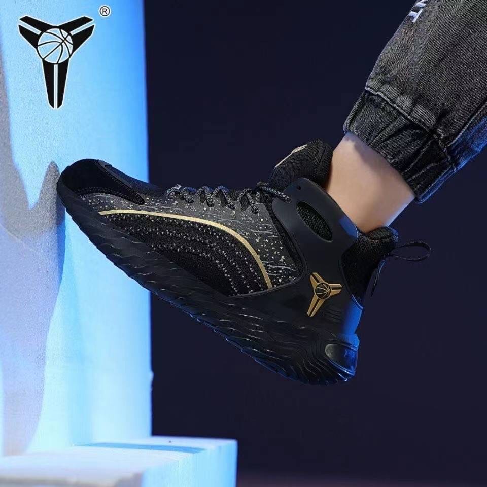 毒蛇曼巴鞋毒蛇曼巴2021秋冬款高颜值夜光篮球鞋加厚防寒潮男跑鞋运动