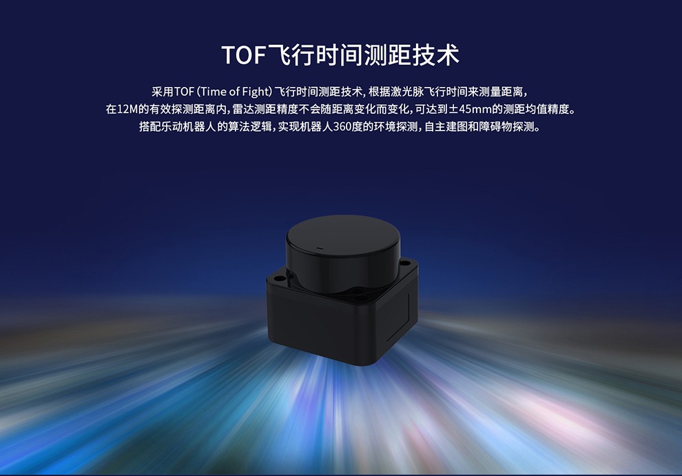 makerobot 激光雷达模块lidar ld06测距避障迷你dtof感应器乐动机器人