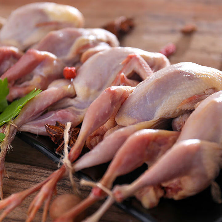 德微格 散养大鹌鹑农家母鹌鹑批发生鲜去内脏烧烤冷冻 鹌鹑【2.