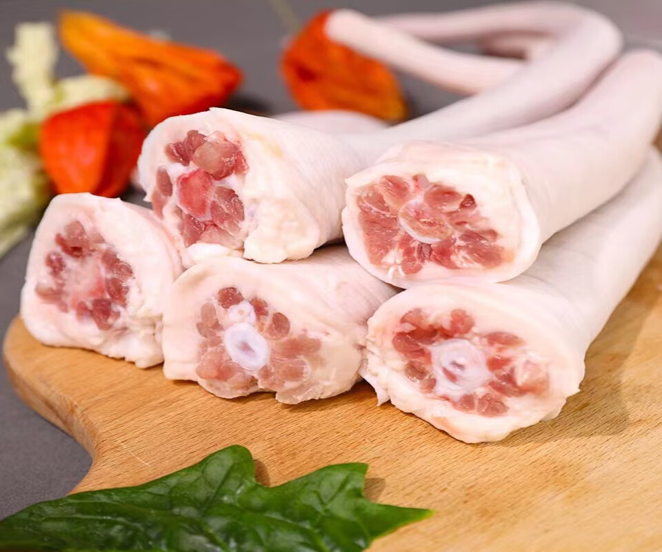 新鲜猪尾巴长尾巴短猪尾生猪尾多肉带皮去毛红烧冷冻生鲜食材弄鱼堂中