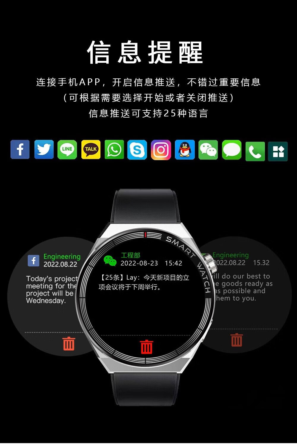 华为(huawei)通用保时捷gt4pro录音华强北电话智能手表环watch3max