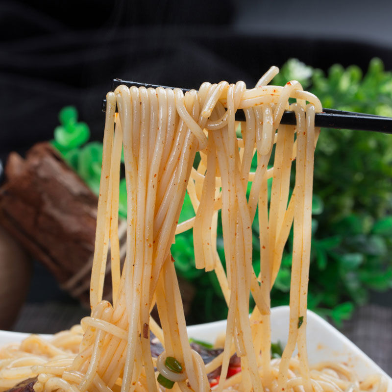 湖南特产正宗常德金健干米粉2斤4斤家庭装米线粗粉丝云南过桥粉金健干