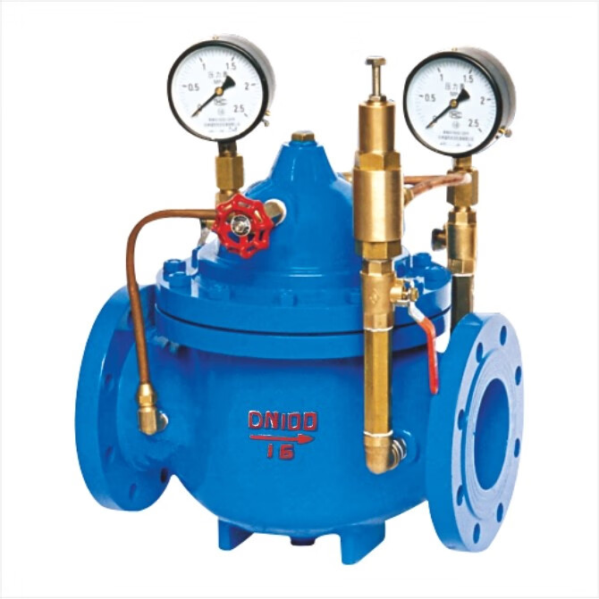 赤红五金200x-16q先导式可调减压阀稳压阀天津塘沽塘阀北京冠龙开维喜