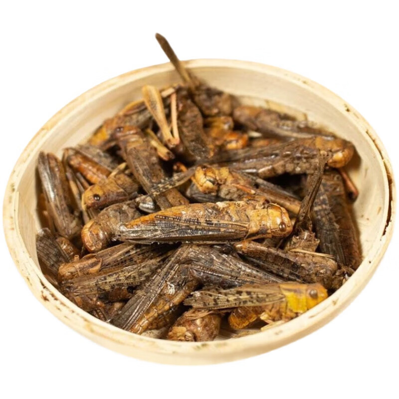 百日山 中药材蝗虫干 蚂蚱干无硫蚱蜢干粉蛐蛐干500克鸟食用品新货