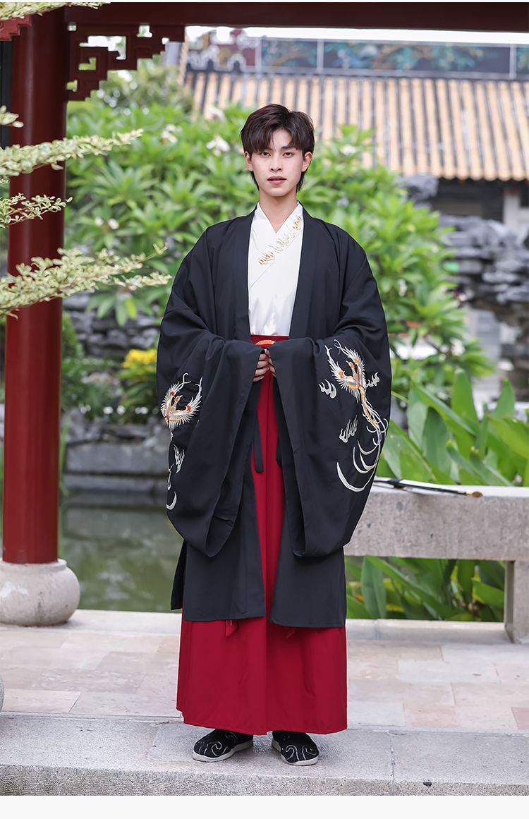 蜜丹丽男装长袍男传统汉服男套装仙气飘逸古装男士婚庆礼服古风结婚