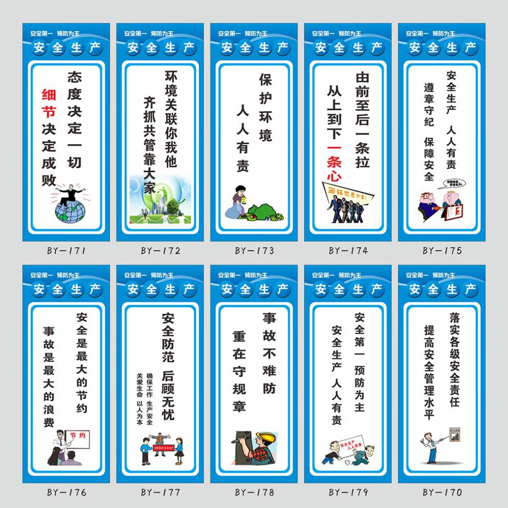 工厂车间标语安全生产标语墙贴车间生产标语仓库管理标语励志标语企业