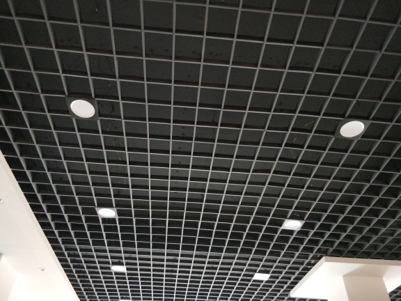 日本(shixiang)矢向led格栅灯筒灯15x15嵌入式方形单头20*20筒灯黑色