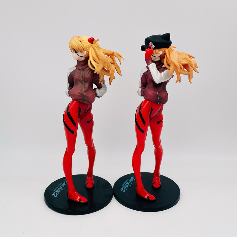 绫波丽手办吊带明日香手办国产eva周边盲盒玩偶新世纪福音战士扭蛋gk