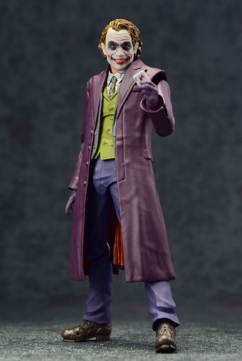 小丑手办希斯莱杰dc蝙蝠侠黑暗骑士电影shf小丑joker希斯莱杰可动人偶