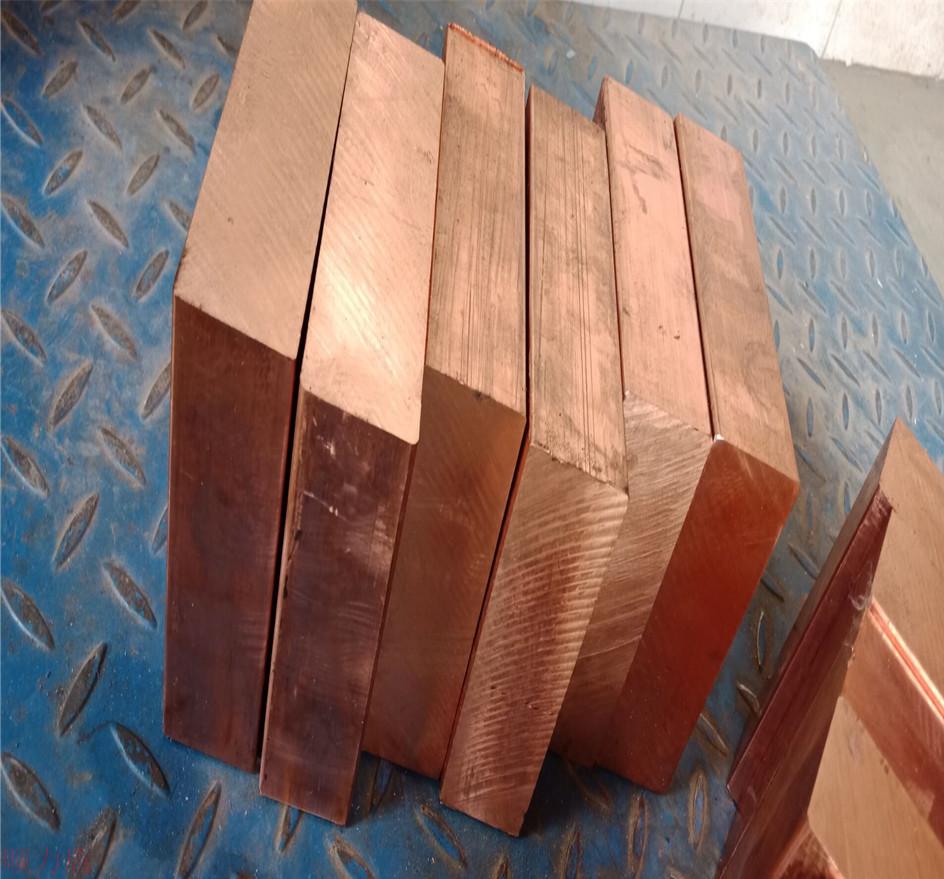 紫铜排铜板铜块铜扁条红铜方铜牌实心板材接地铜牌镀锡紫铜排铜条